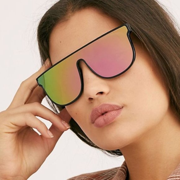 NWT FP visor rainbow oversized sunnies